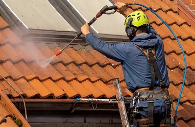 Démoussage et hydrofuge de toiture à Fals